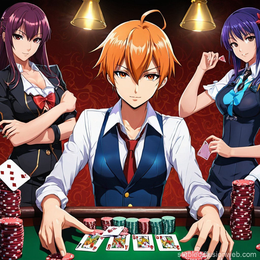 Kartu-kartu baccarat dengan penandaan nilai yang jelas untuk pemain baru